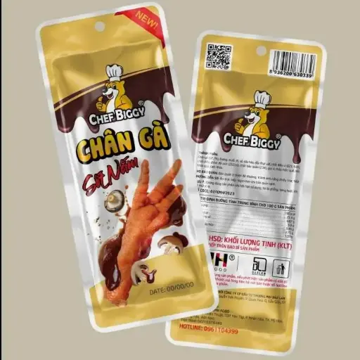 CHEF BIGGY Chân Gà 30g - Vị Sốt Nấm 